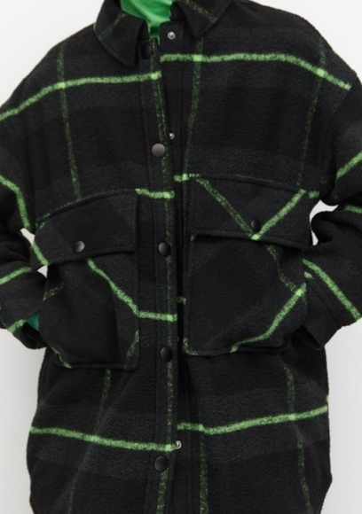 ZARA plaid padded overshirt - Picture 5 of 9